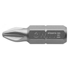 Бита PH2 x 25 мм 1/4'' C6.3 STAINLESS по нержавейке WITTE 285022000