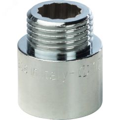 Удлинитель НВ 1/2'x20 мм, хромированный STOUT SFT-0002-001220