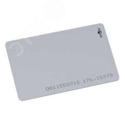 Cмарт карта MIFARE DESFIRE EV1 2K 7B UID, ISO формат, 86х54х0.8мм. Smartec ST-PC022MD7