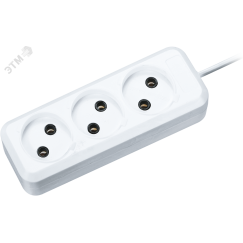 Удлинитель Navigator 71 449 NPE-S1-03-300-X-2x0.75 без заземления 3 гн. 3м 6А ПВС 2х0.75 Navigator Group 71449
