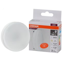 Лампа светодиодная LED 10 Вт GX53 3000К 800Лм таблетка 220 В (замена 75Вт) OSRAM LEDVANCE 4058075582064