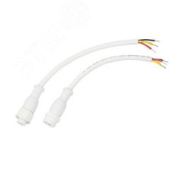 Соединительный кабель (3pin) герметичный (IP67) 3х0.5кв мм  белый, REXANT REXANT 11-9530