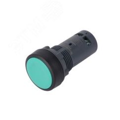 Кнопка SB7 моноблочная 22мм зеленая с возвратом, пластик, 2НО, IP65 SE (Systeme) SB7NA33