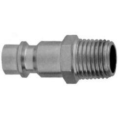 Штуцер БРС европейского типа с наружной резьбовой частью BSPT 1/4'' Jonnesway GM-02PM