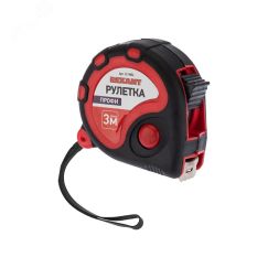 Рулетка измерительная прорезиненный корпус , 3 м х 16 мм REXANT 12-9004