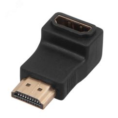 Переходник штекер HDMI - гнездо HDMI, угловой,, REXANT 17-6805