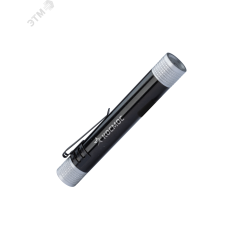 Фонарь ручной 0,5Вт LED/1xAAА/корпус алюминий/зажим для крепления, КОСМОС KOS107B