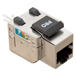 Модуль Keystone розеточный TERACOM PRO Cat.5E RJ-45 экранированный FTP 110 IDC 90 градусов EKF TRP-KSTN-SOCK-90D-5EFTP