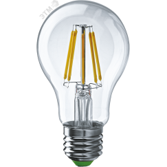 Лампа светодиодная LED 8вт Е27 белый FILAMENT Navigator Group 61345