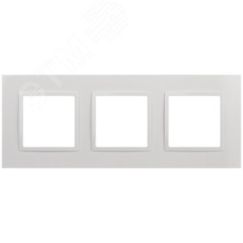 Рамка для розеток и выключателей Elegance 14-5013-01 Classic, на 3 поста, белый ЭРА Б0060581