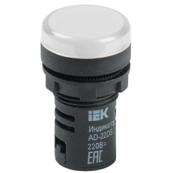 Лампа AD16DS(LED)матрица d=16мм белый 230В AC IEK