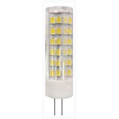 Лампа светодиодная LED 7Вт JC 2700К G4 теплый капсула ЭРА Б0027859