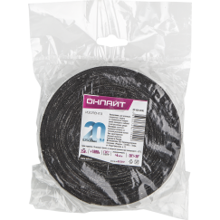 Изолента ОНЛАЙТ 61 154 OIT-H20-20/BL ХБ черная 250г 0,35х20мм 20м Navigator Group 61154