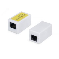 Адаптер проходной (coupler), RJ-45(8P8C), категория 5e Cabeus CA-8P8C-C5e-WH