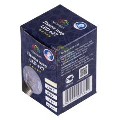 Лампа Шар e27 6 LED 45 мм - белая, прозрачная колба, эффект лампы накаливания Neon-Night 405-125