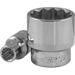 Головка торцевая 12-гранная 1/2''DR, 8 мм Ombra 112308