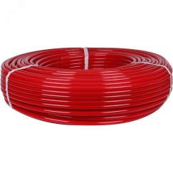 Труба из сшитого полиэтилена PEX-a EVOH 20х2,0 бухта 500м, красная STOUT SPX-0002-502020