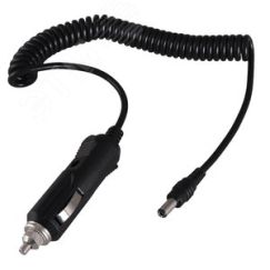 Автозарядка с индикатором, разъем 2.1х5.5, АЗУ, шнур спираль 1.5 м, REXANT 16-0233
