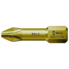 Бита торсионная 851/1 TH PH экстратвердые хвостовик 1/4 C 6.3 PH 1 x 25 мм WERA WE-056605
