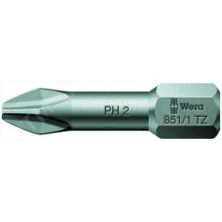 Бита торсионная 851/1 TZ PH вязкая твердость хвостовик 1/4 C 6.3 PH 1 x 25 мм WERA WE-056505