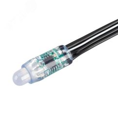 Герметичный управляемый модуль DMX-UVR-D12 5V RGB (0.3W, IP67, 90deg) (Arlight, Пластик, 5 лет) Arlight 039171