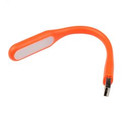Светильник-фонарь переносной, прорезиненный корпус, 6 LED, питание от USB-порта. Упаковка-картон, цвет-оранжевый. Uniel TLD541Orange