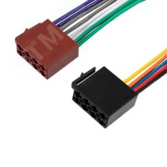 Разъем для автомагнитолы 'Евро' ISO, 2 гнезда, (1шт.), REXANT 06-0127-C