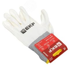 Перчатки рабочие PROFI Touch для чистовых работ (15 класс, 8 размер)  Expert EKF pe15pm-8-exp