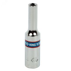 Головка торцевая глубокая шестигранная 1/4', 4 мм King Tony 223504M