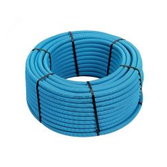 Труба гофрированная 34 синяя, для трубы 25, бухта 50м Henco 50-MB26