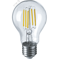 Лампа светодиодная LED 6вт Е27 теплый FILAMENT Navigator Group 71305