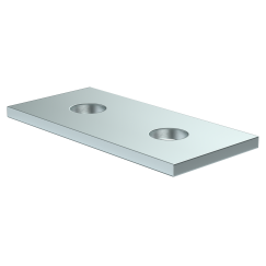 Пластина соединительная с 2 отверстиями для STRUT-профиля HDZ IEK