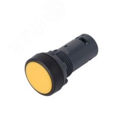 Кнопка SB7 моноблочная 22мм черная с возвратом, пластик, 1НО, IP65 SE (Systeme) SB7NA51