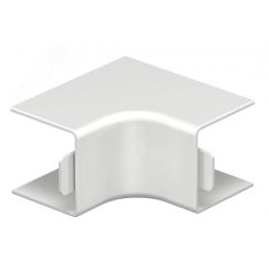 Крышка внутреннего угла кабельного канала WDK 25x25 мм (ПВХ, белый) OBO Bettermann WDK HI25025RW