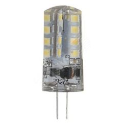 Лампа светодиодная LED 3Вт JC 2700К G4 теплый капсула 12V ЭРА Б0033193
