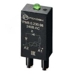 Модуль индикации и защиты, LED + Варистор, 240В AC/DC Релеон PM8023098