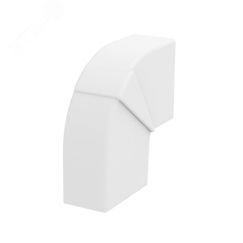 Угол плоский кабель-канала WDK 12x22 мм, ПВХ белый OBO Bettermann WDK HF12022RW
