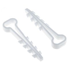Дюбель-хомут 5х10 белый (100шт) EKF plc-cd1-5x10w