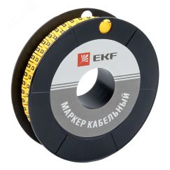 Маркер кабельный 6.0кв.мм B (350ед) (ЕС-3) EKF plc-KM-6-B