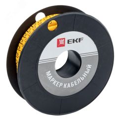 Маркировочное кольцо 0-1.5мм (С) КМ (1000шт) EKF plc-KM-1.5-C