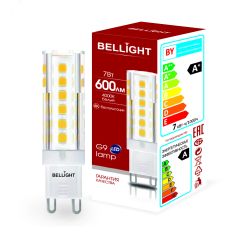 Лампа светодиодная LED 7Вт 4000K 600Лм G9 Bellight BELLIGHT 88297903