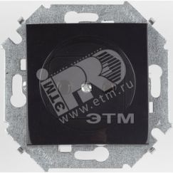 Розетка 2P со шторками 16А 250В винтовой зажим черный глянец Simon 1591444-032