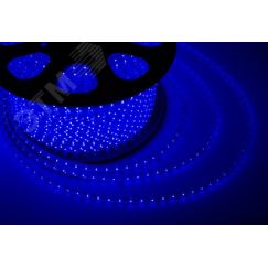 Лента уличная LED герметичная в силиконовой оболочке 220В 13х8мм IP65 SMd5050 60 диодов/метр cиний (бухта 100м) Neon-Night 142-103