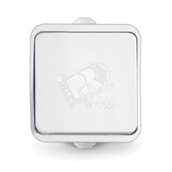 Выключатель одноклавишный наружный Клио 10А IP44 Универсал К2221