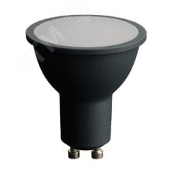 Лампа светодиодная LED 8вт 230в GU10 теплый черный корпус Feron.PRO FERON LB-1608 48958