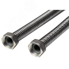 Подводка сильфонная для газа 1/2' ВВ 30 см AQUALINK 07004