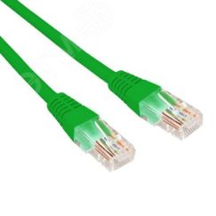Патч-корд U/UTP, CAT 5e, RJ45-RJ45, 26AWG, LSZH, зеленый, 1м, REXANT 02-0106-1
