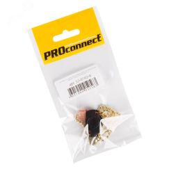 Выключатель для настенного светильника с цепочкой 270 мм «Gold» индивидуальная упаковка 1 шт. PROCONNECT REXANT 32-0102-9