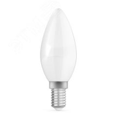 Лампа светодиодная филаментная LED 4.5 Вт 400 лм 4100К свеча нейтральный E14 AC 180-240В IP20 матовая колба Basic Gauss Gauss 1035125