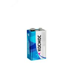Батарейка 6LR61 (крона) 9V Alkaline 1S в ширнке КОСМОС KOC6LR61MAX1S